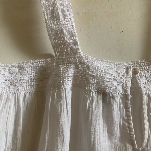 NWOT Aerie white sleeveless top size M - Picture 4 of 4